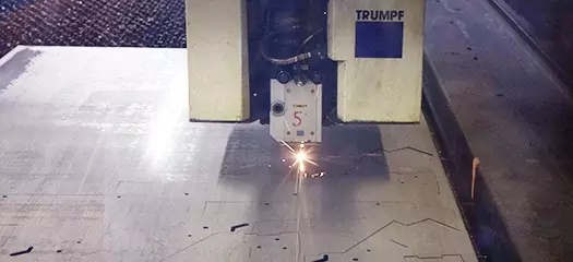 Výroba 2 Laserové řezání plechů